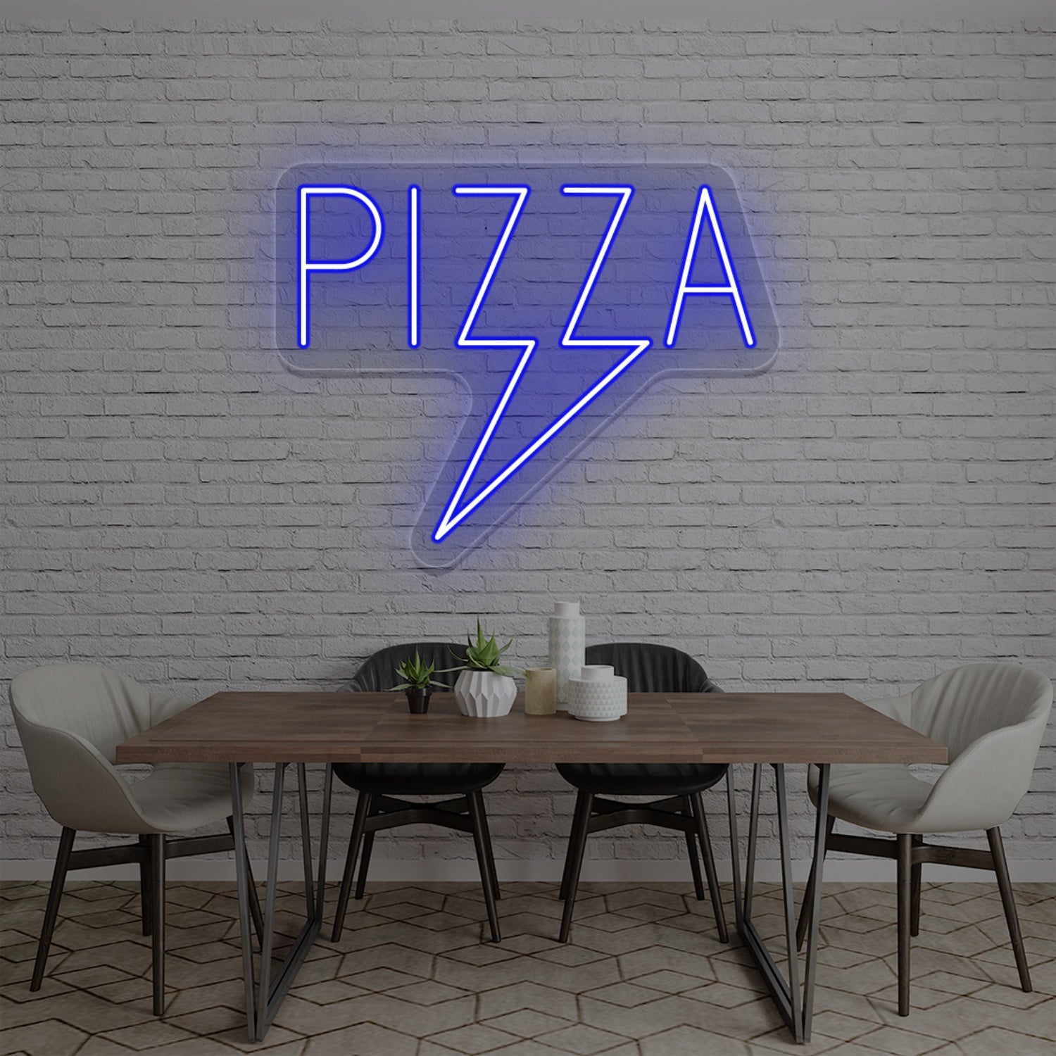 Pizza Bolt Led Neon Sign | Shineneon