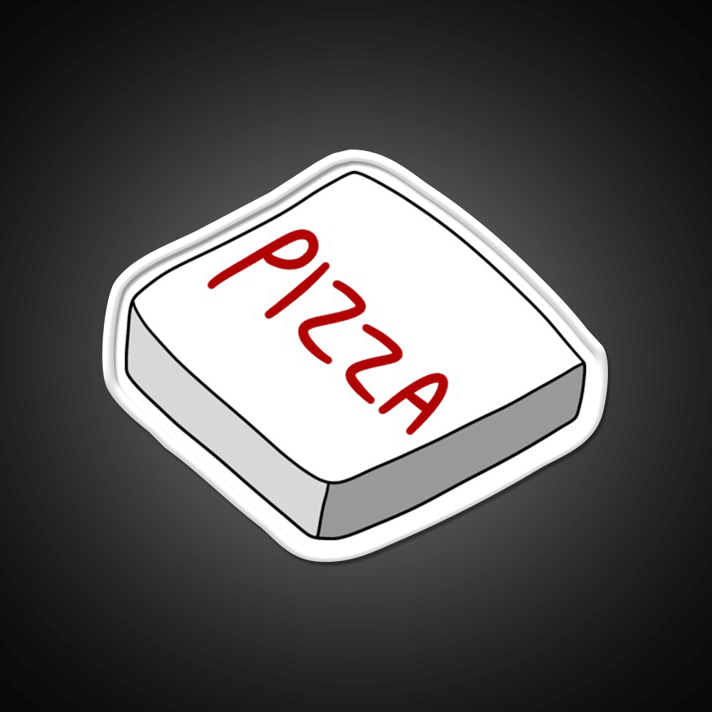Pizza Box Fast Food Led Neon Sign For Burger Place Rgb Color - Shineneon
