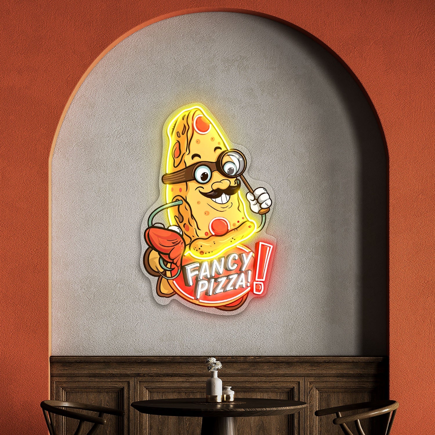 Pizza Cute Acrylic Led Neon Sign Decor Shop | Shineneon