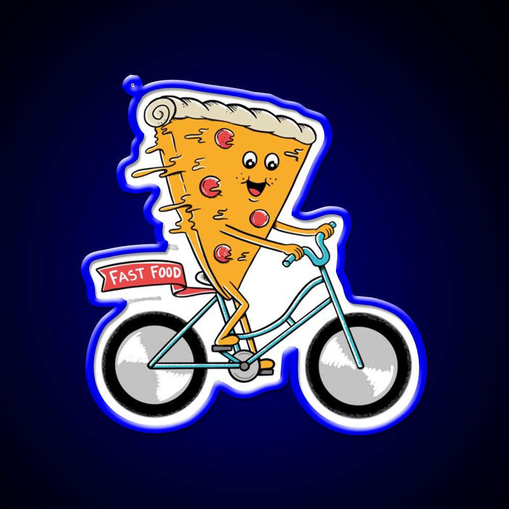 Pizza Fast Food Led Neon Sign For Burger Place Restaurant Led Sign Rgb Color