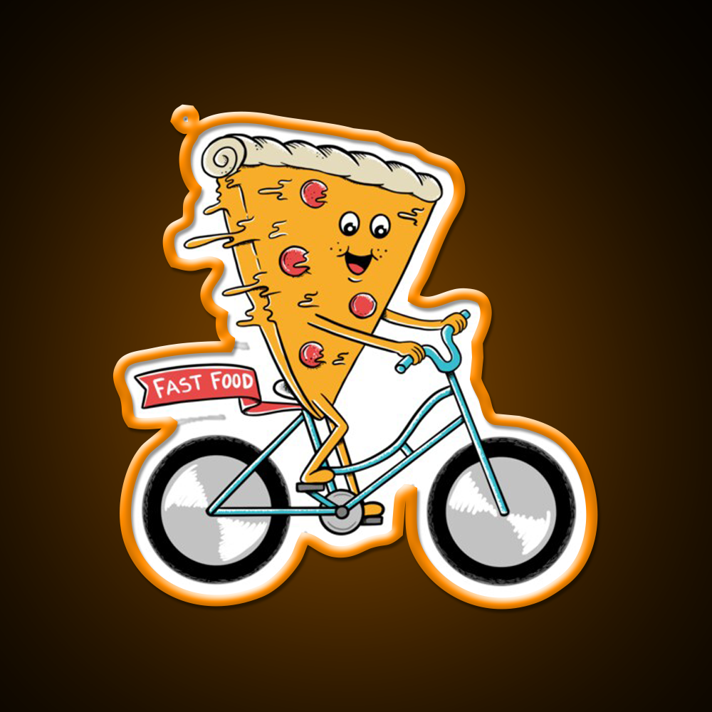 Pizza Fast Food Led Neon Sign For Burger Place Restaurant Led Sign Rgb Color