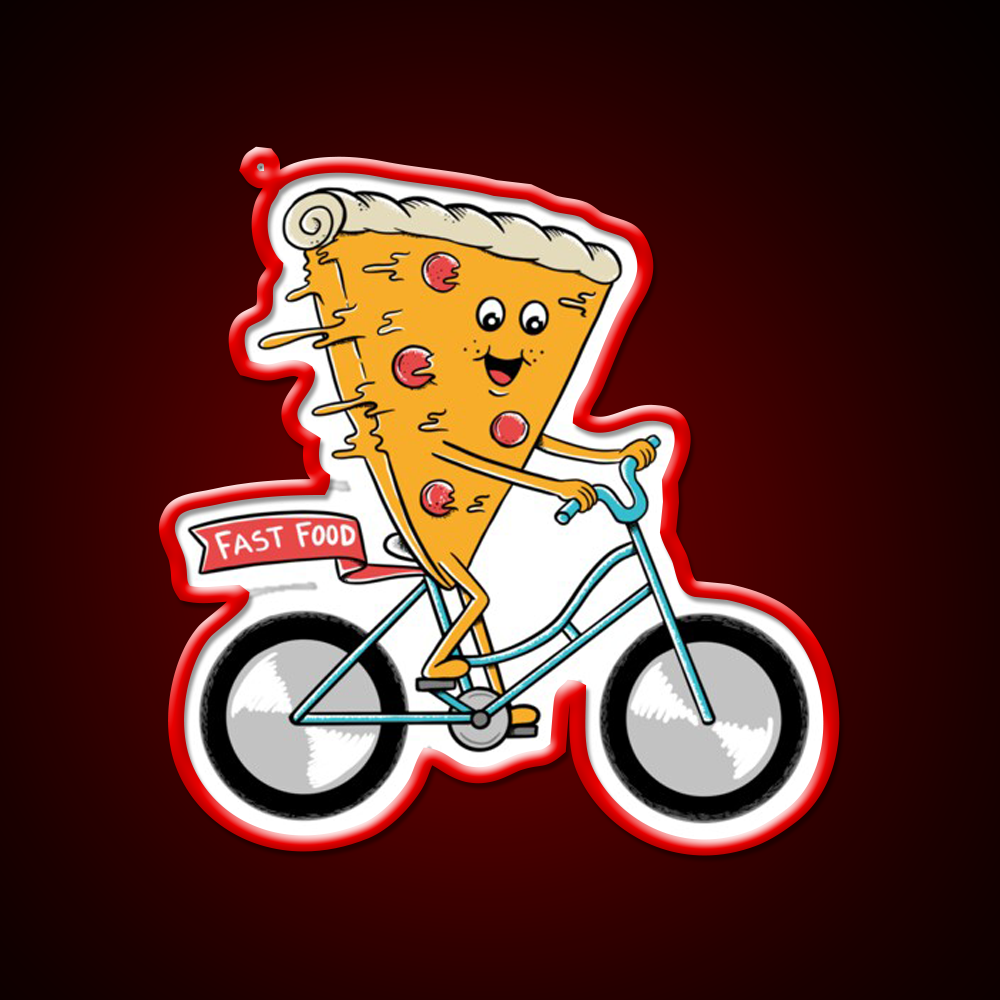 Pizza Fast Food Led Neon Sign For Burger Place Restaurant Led Sign Rgb Color