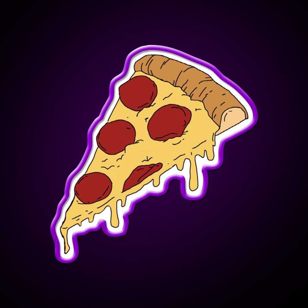 Pizza Fast Food Led Neon Sign For Burger Place Rgb Color - Shineneon
