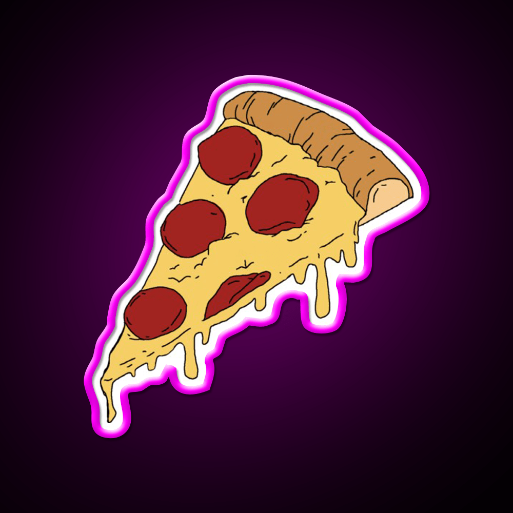 Pizza Fast Food Led Neon Sign For Burger Place Rgb Color - Shineneon