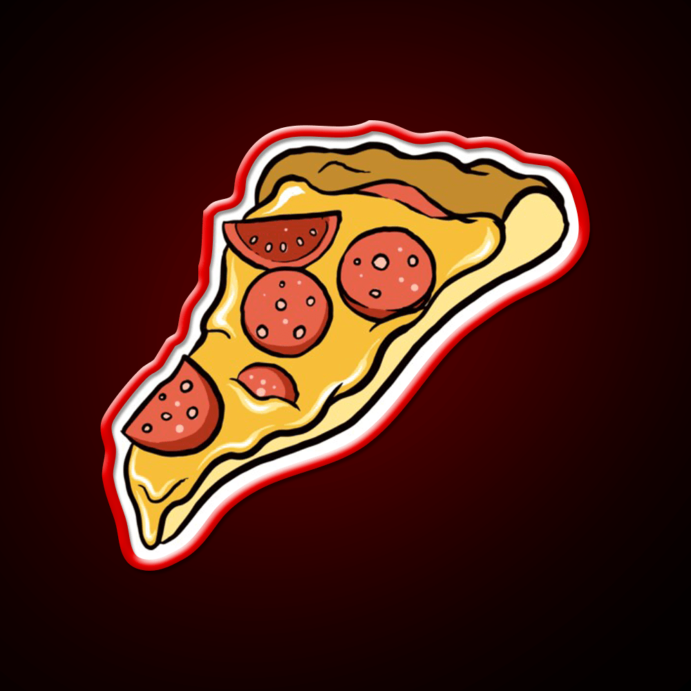 Pizza Fast Food Led Neon Sign For Burger Place Wall Art Rgb Color - Shineneon