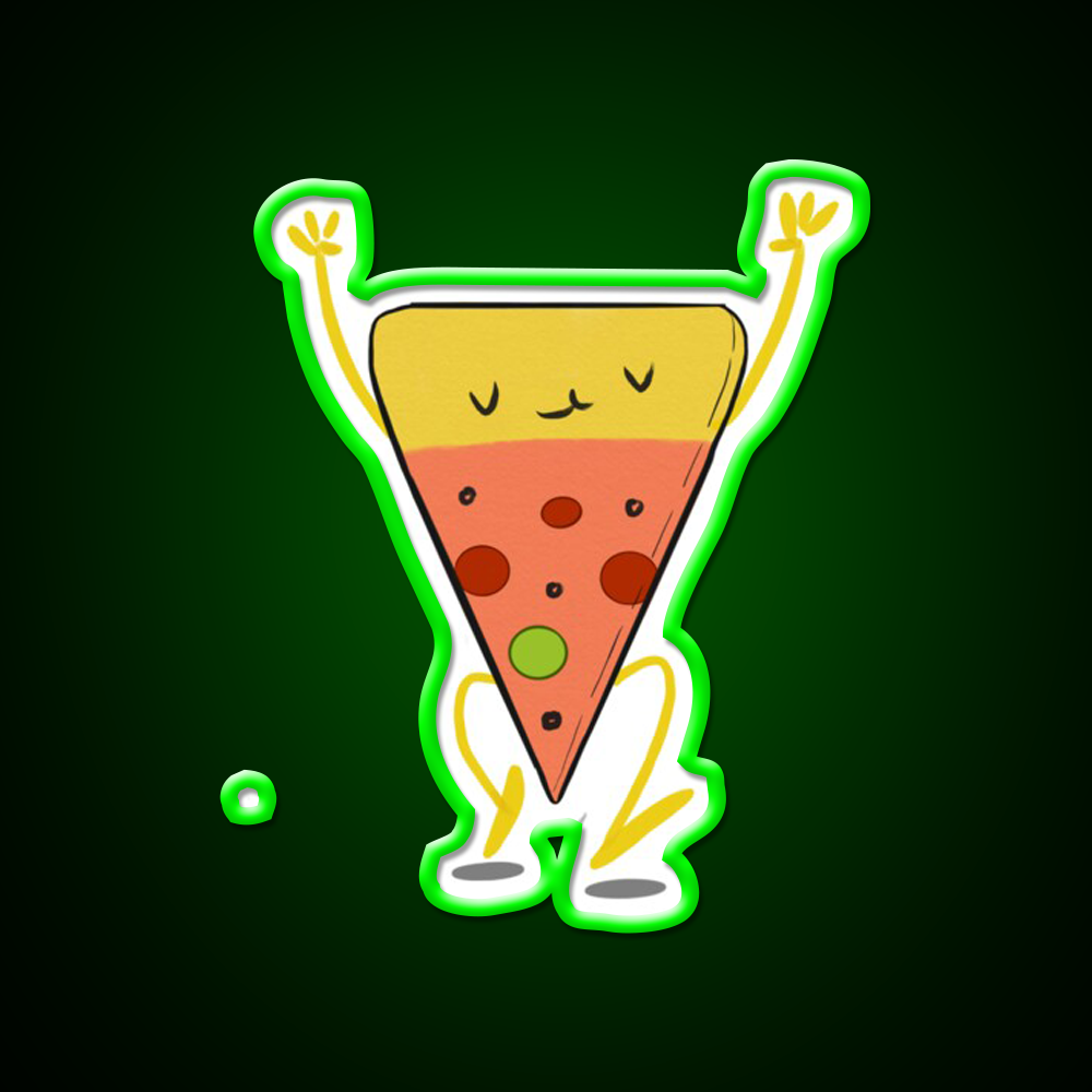 Pizza Is Life Led Neon Sign Chinese Food Rgb Color