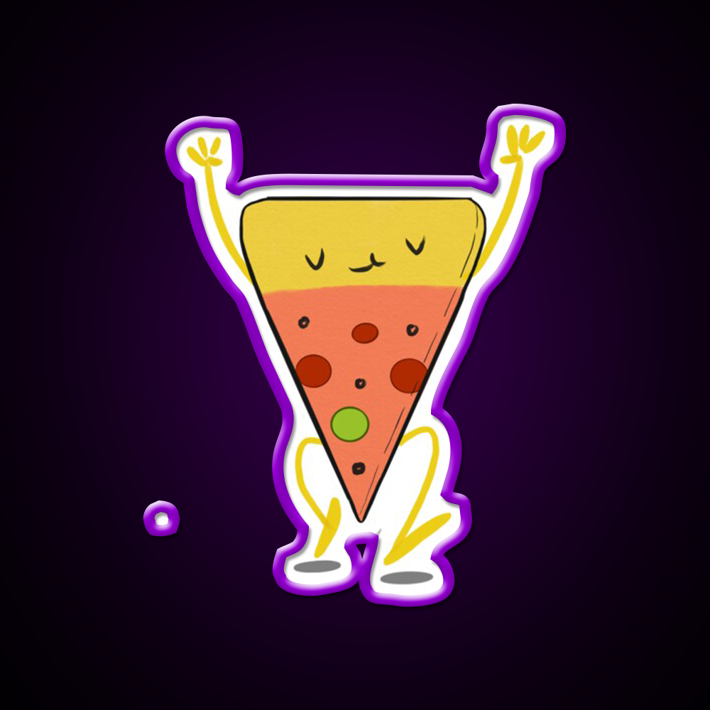 Pizza Is Life Led Neon Sign Chinese Food Rgb Color