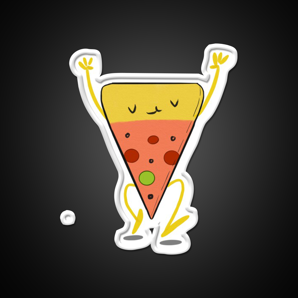 Pizza Is Life Led Neon Sign Chinese Food Rgb Color