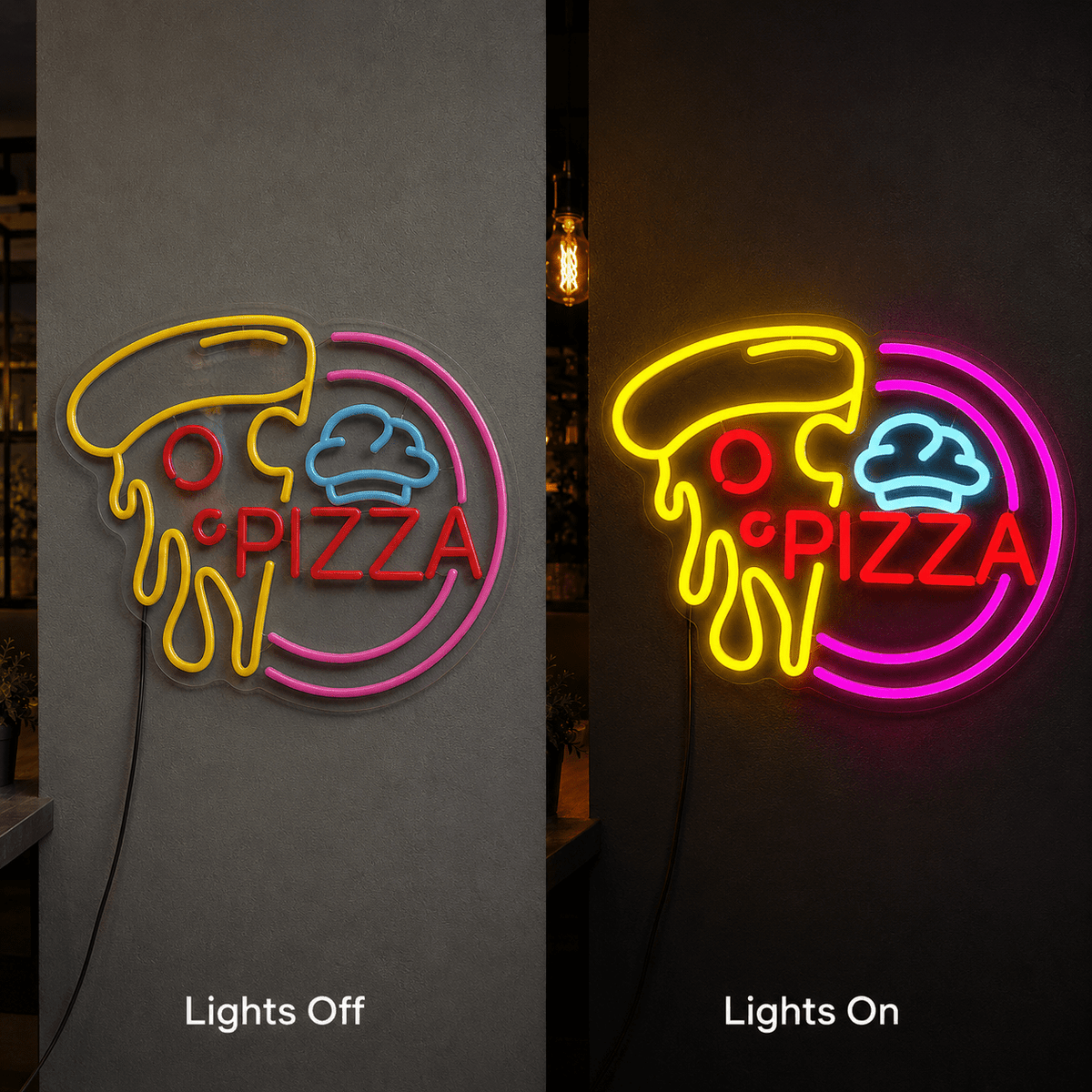 Pizza LED Neon Sign Bedroom Decor - Shineneon
