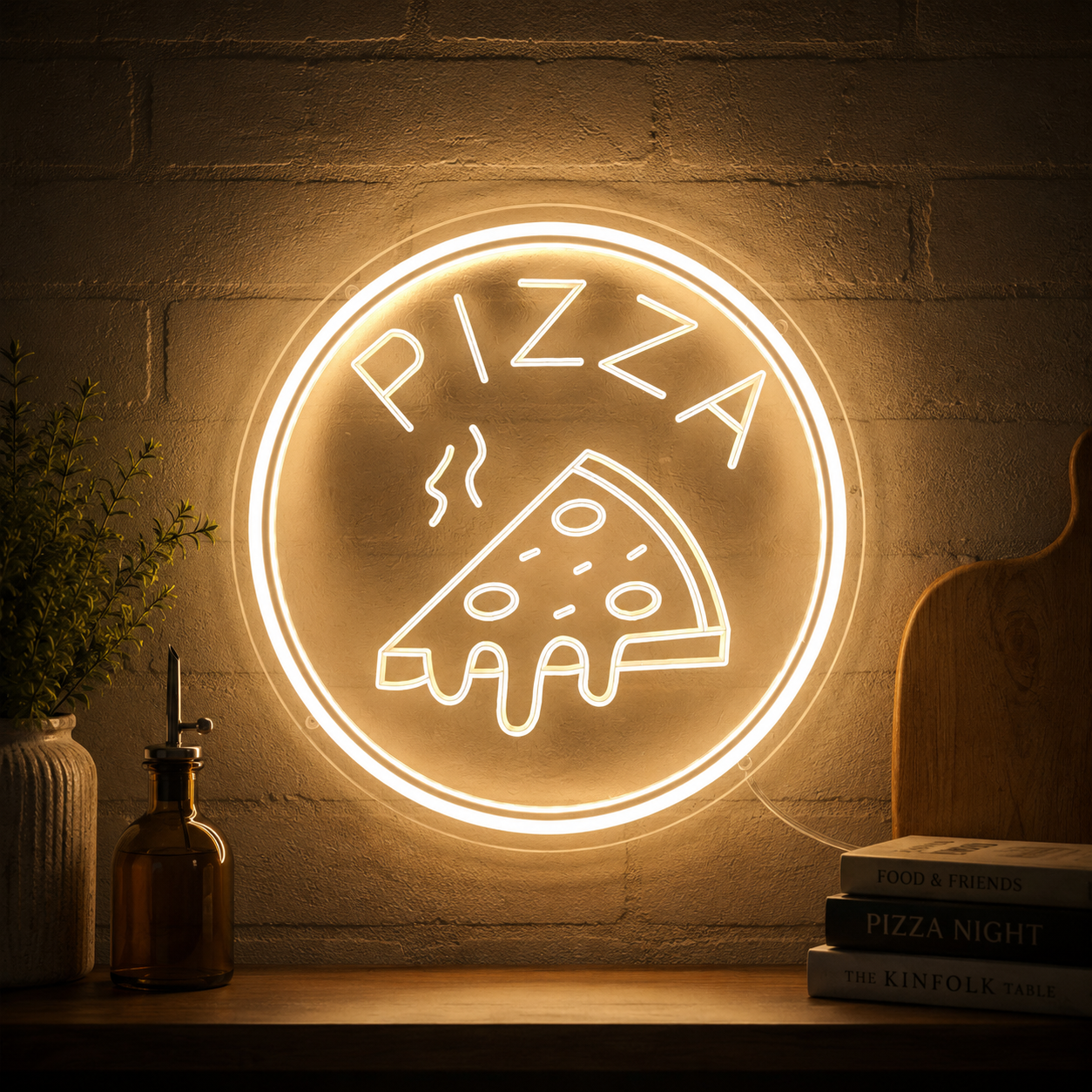 Pizza LED Neon Sign Living Room Decor - 01 Original Product Image