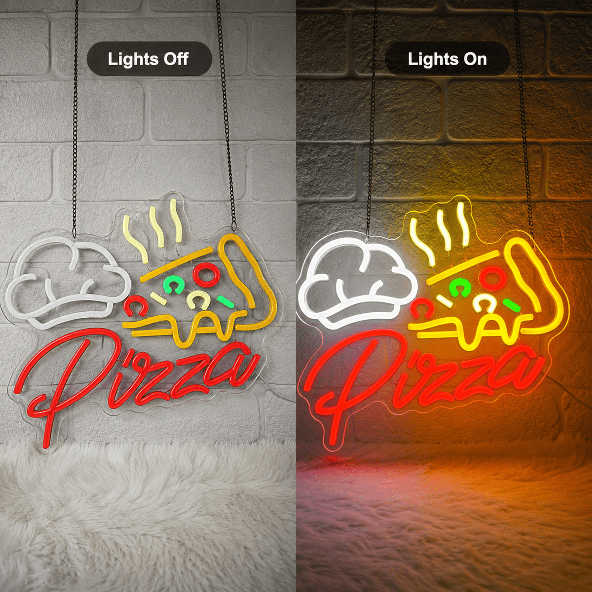 Pizza LED Neon Sign Wall Art - Shineneon