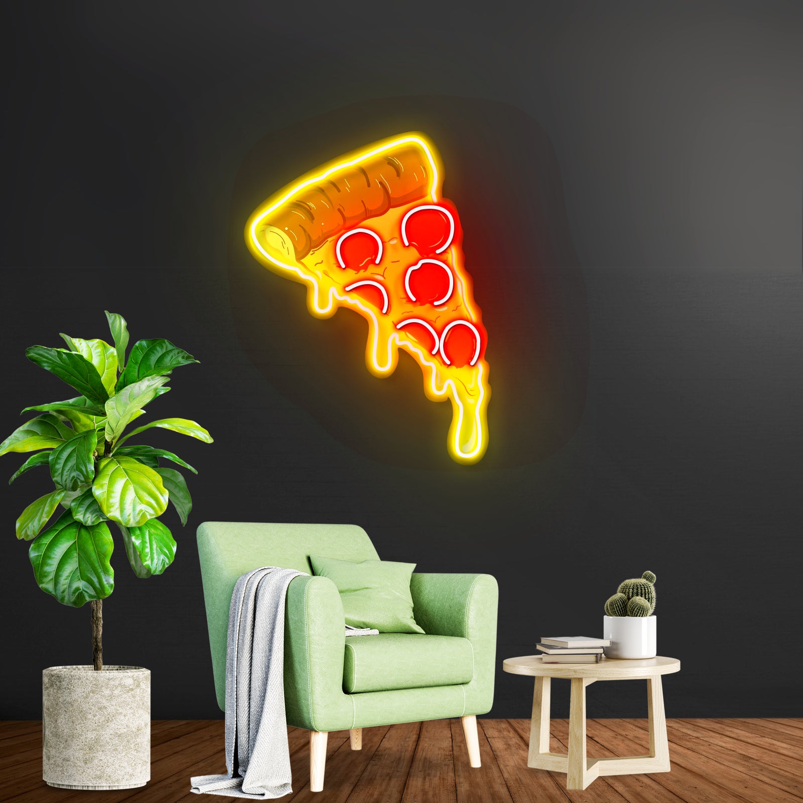 Pizza Neon Sign Acrylic Artwork