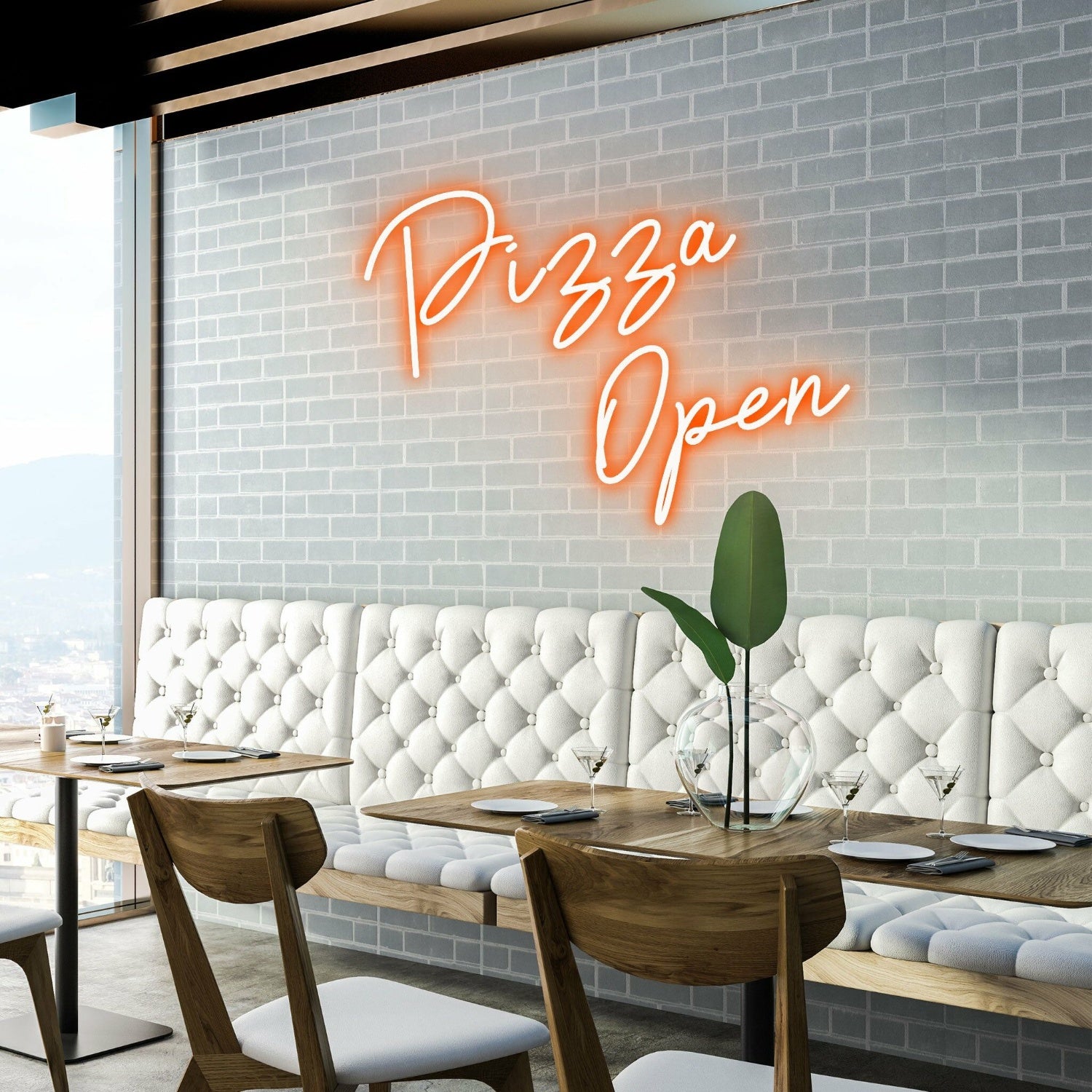 Pizza Open Welcome Pizza Lovers With Bright Neon | Shineneon