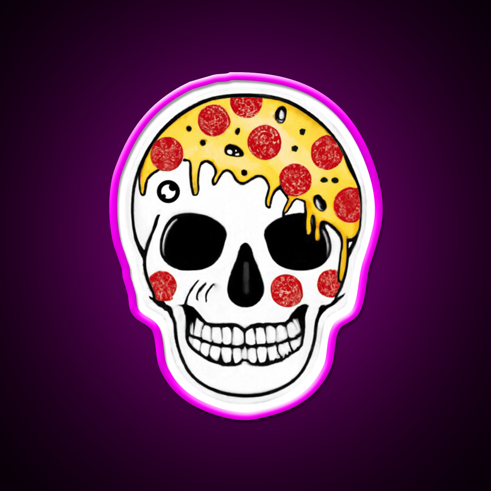 Pizza Or Death Snack Food Led Neon Sign Rgb Color - Shineneon