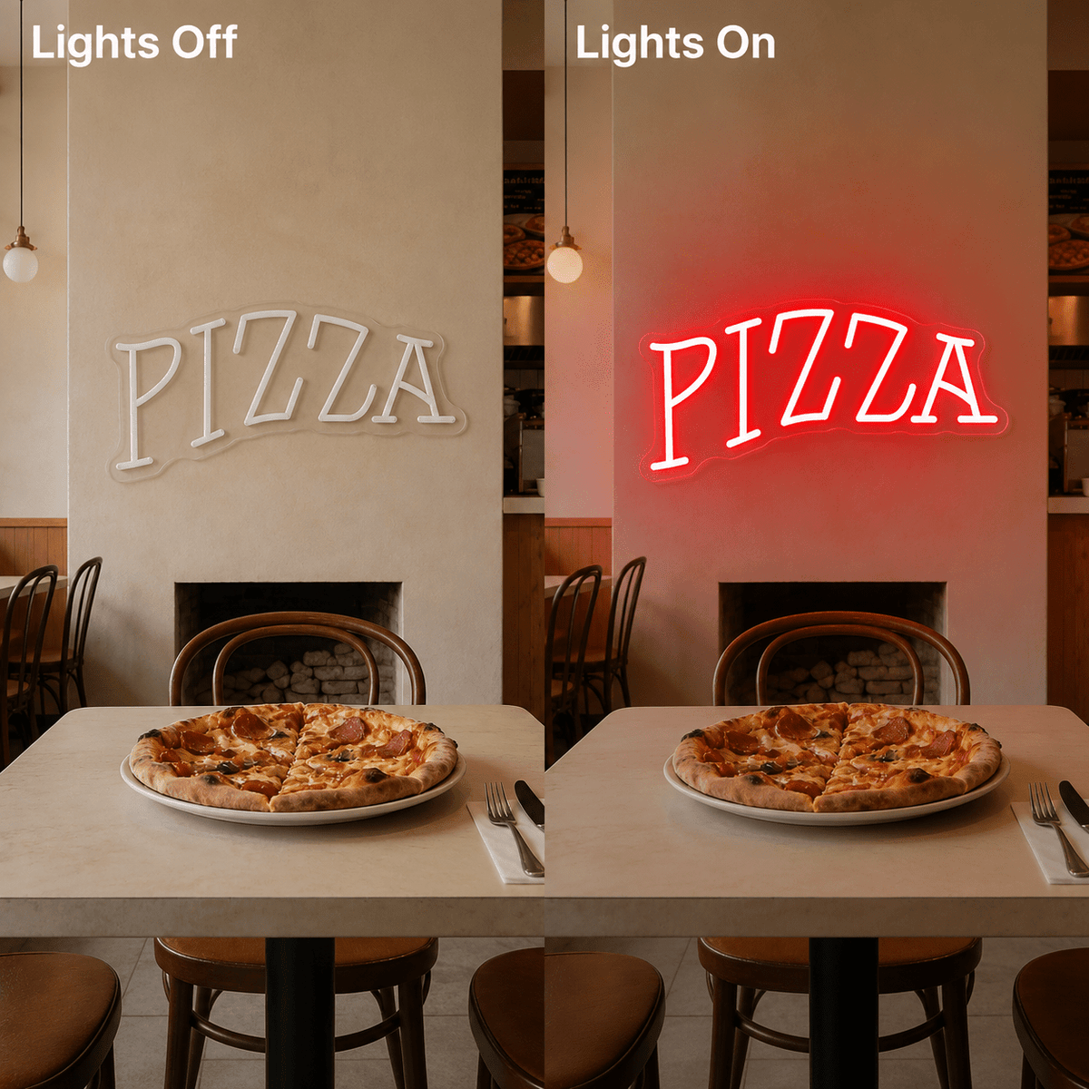 Pizza Retail Wall Art LED Neon Sign - Shineneon