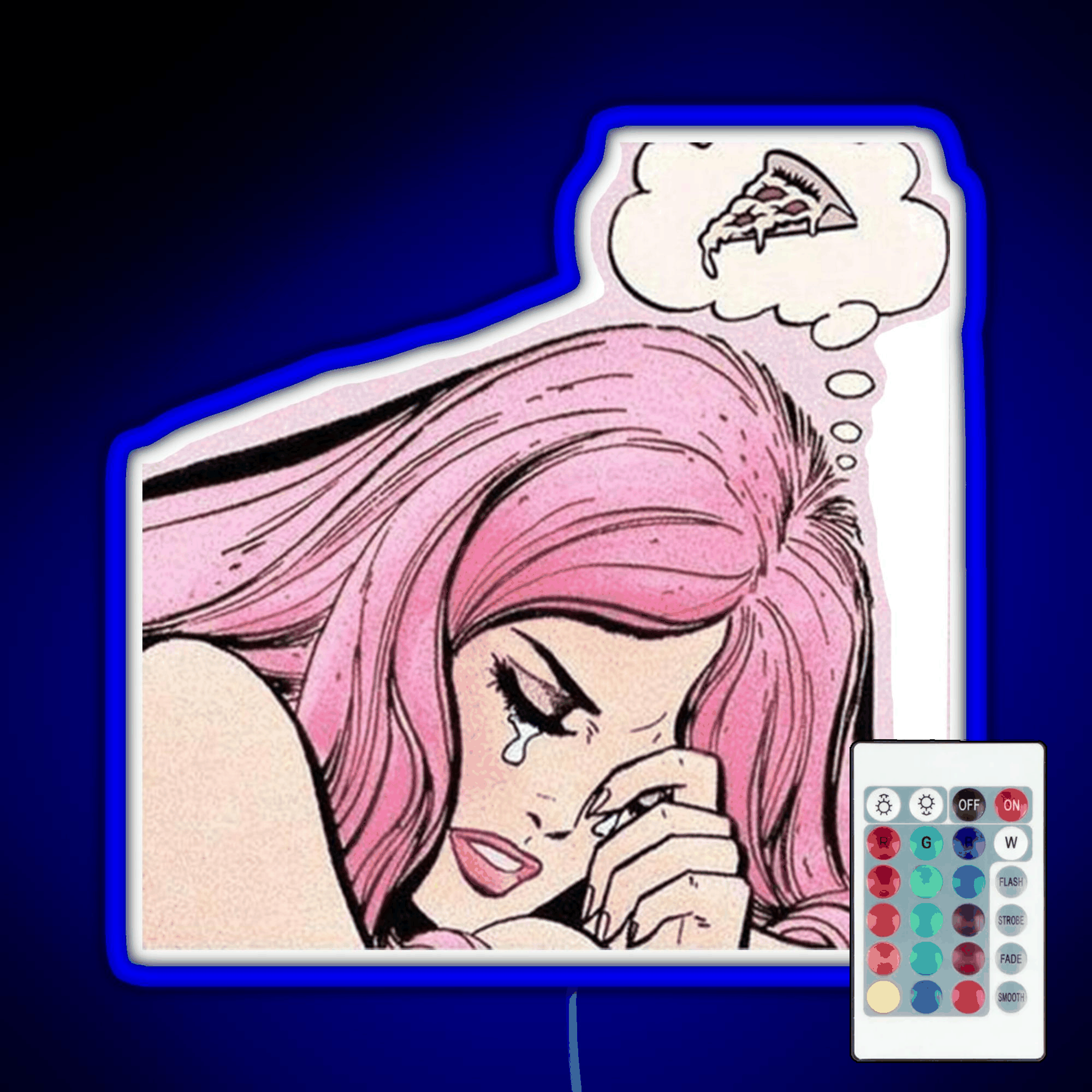 Pizza Rgb Led Neon Sign Pop Wall Art