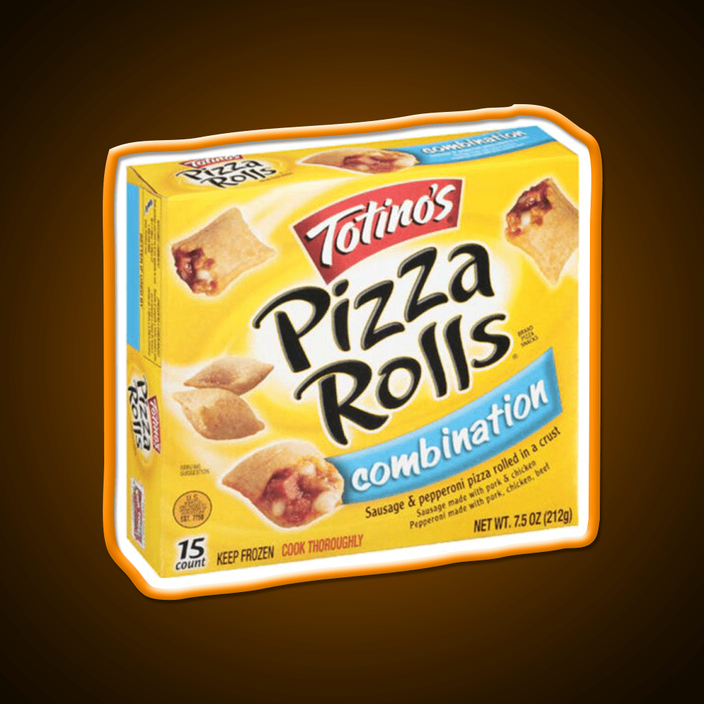 Pizza Rolls Snack Food Led Neon Sign For Snack Room Rgb Color - Shineneon