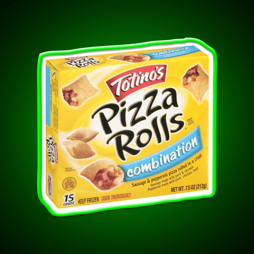 Pizza Rolls Snack Food Led Neon Sign For Snack Room Rgb Color - Shineneon