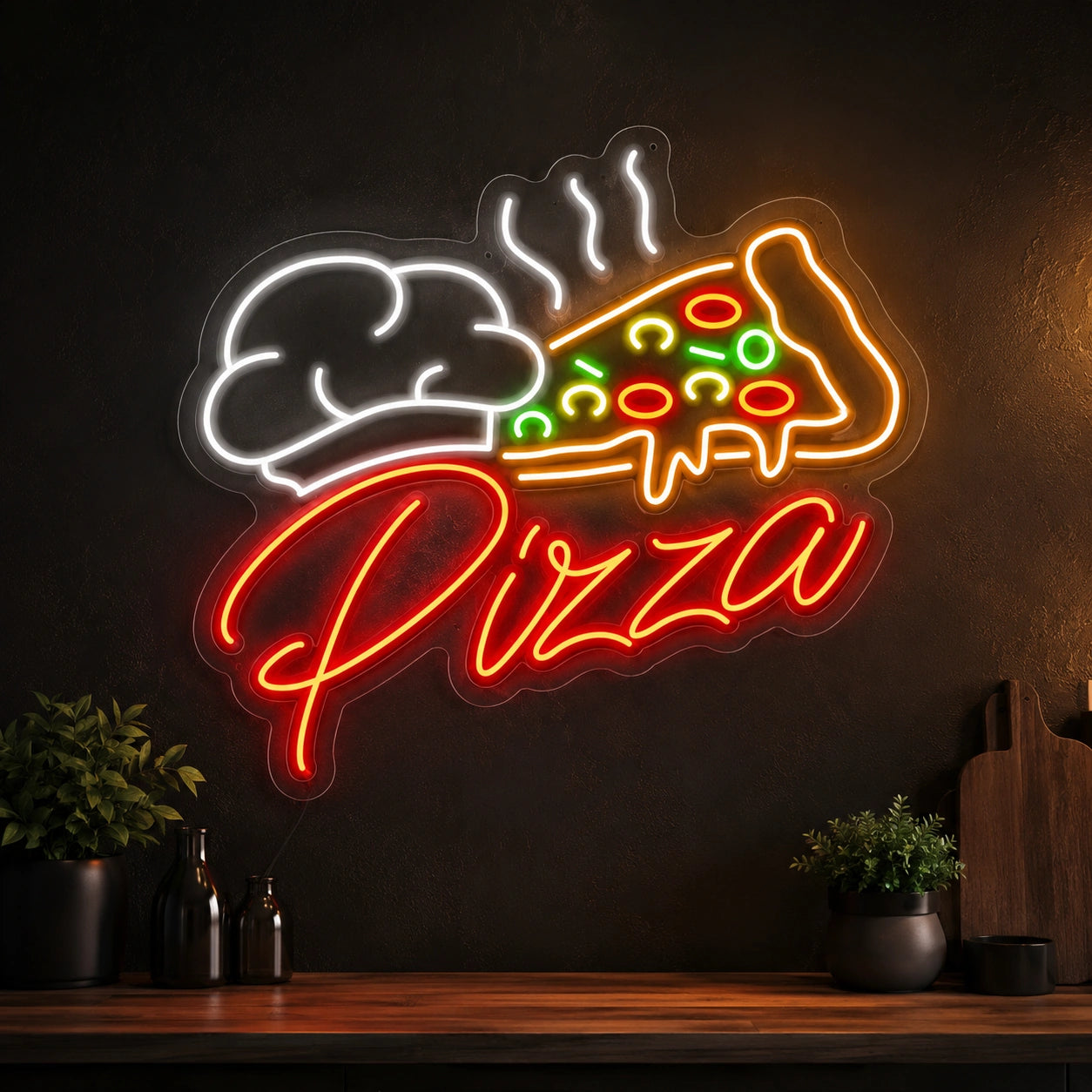 Pizza Slice LED Neon Sign - 01 Original Product Image