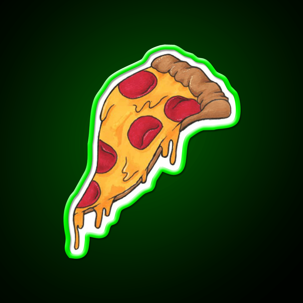 Pizza Snack Food Led Neon Sign For Snack Room Rgb Color - Shineneon