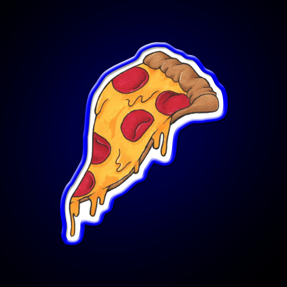 Pizza Snack Food Led Neon Sign For Snack Room Rgb Color - Shineneon