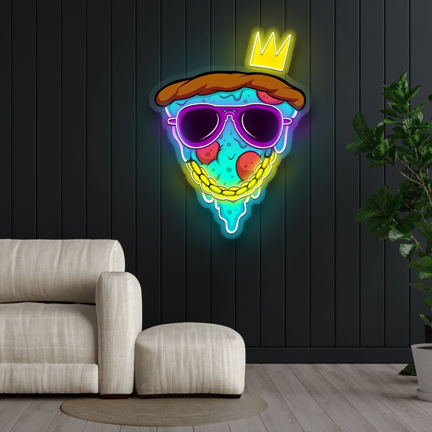 Pizza Swag Led Neon Sign X Acrylic Artwork | Shineneon