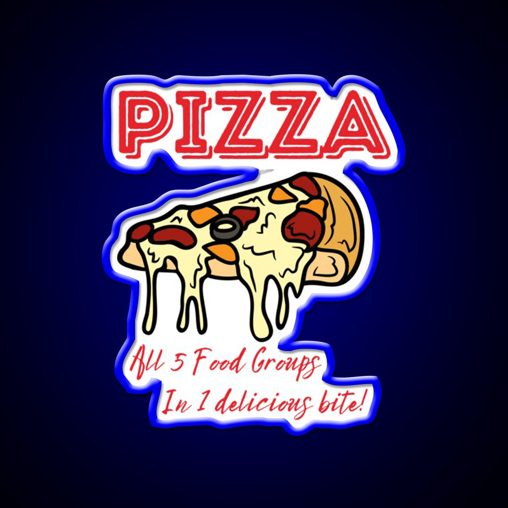 Pizza The Ultimate Food Snack Food Led Neon Sign Rgb Color - Shineneon