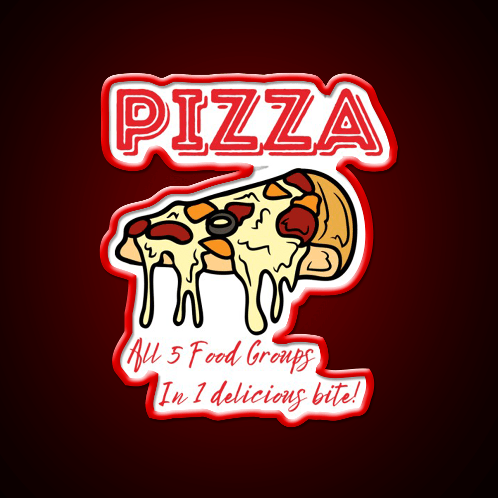 Pizza The Ultimate Food Snack Food Led Neon Sign Rgb Color - Shineneon