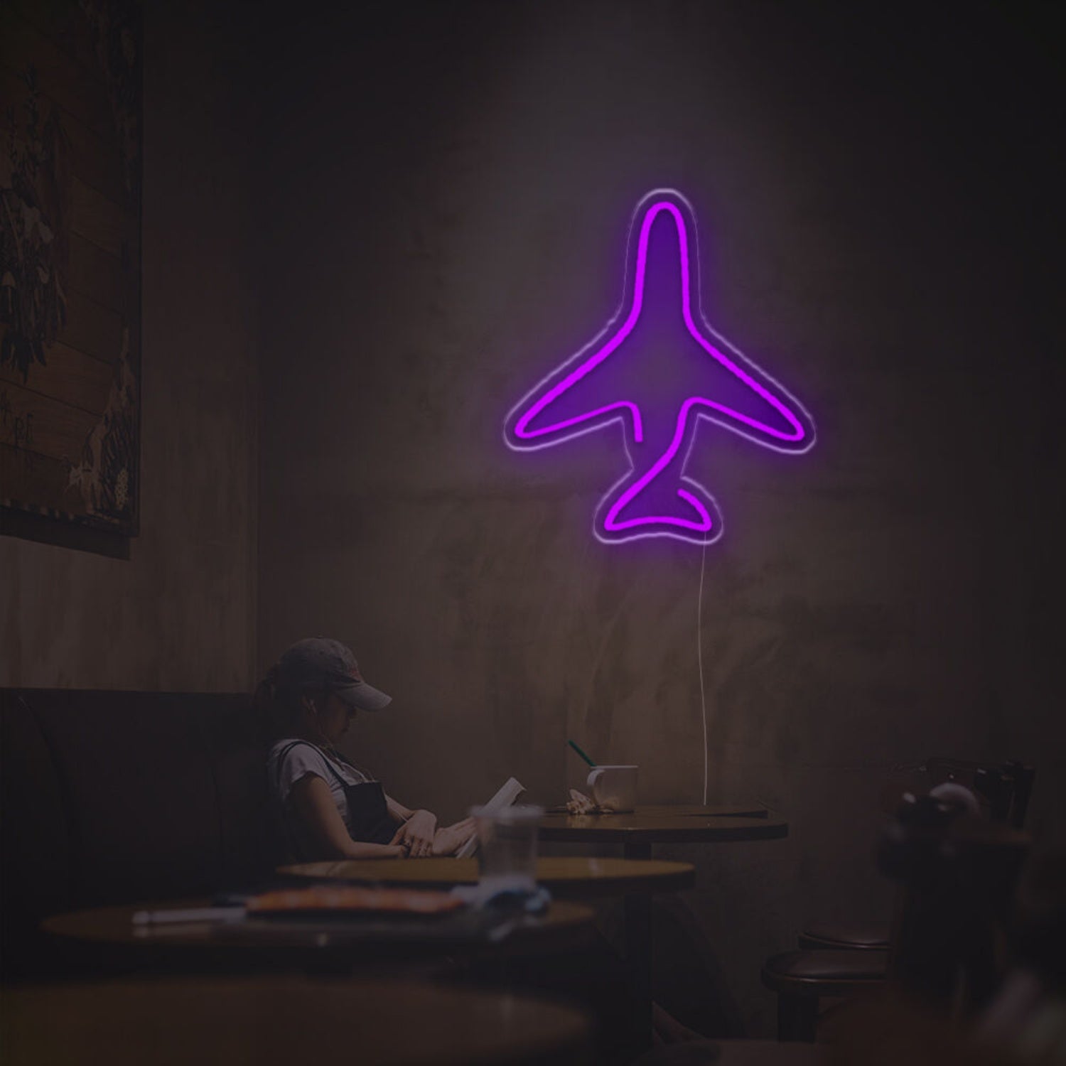Plane Outline Led Neon Sign | Shineneon