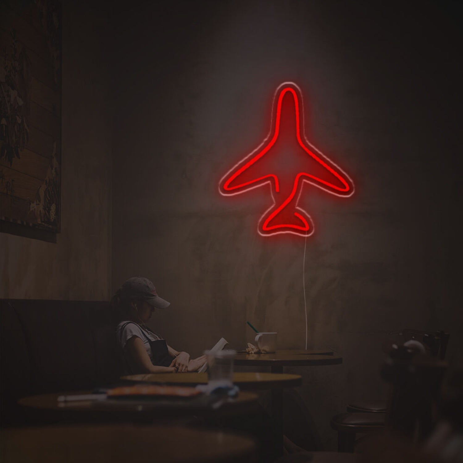Plane Outline Led Neon Sign | Shineneon
