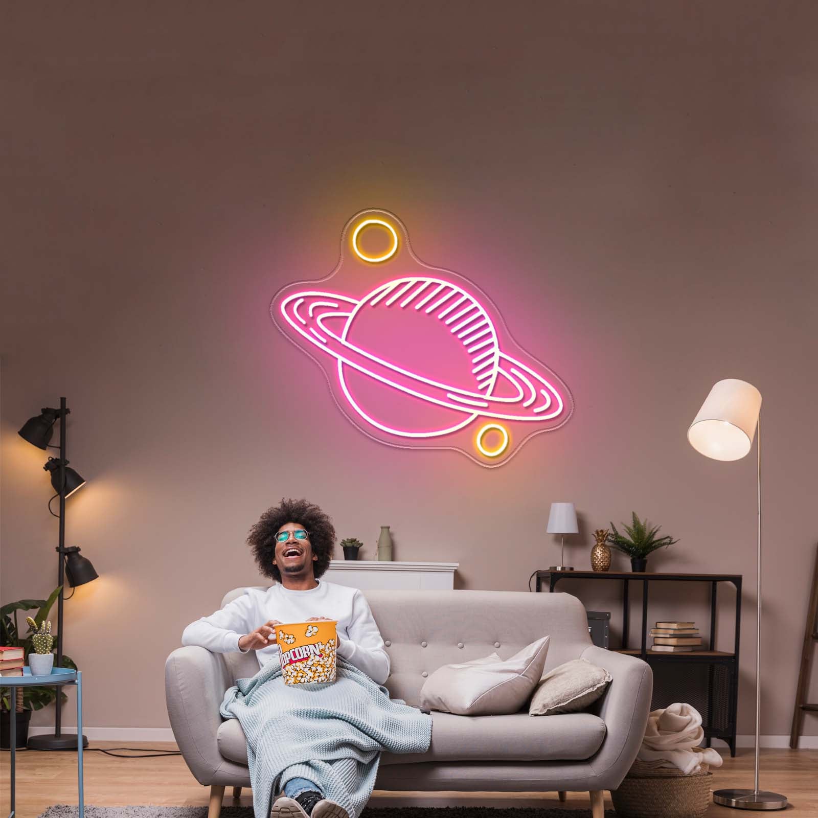 Planet Neon Sign For Kids Room Led Signs