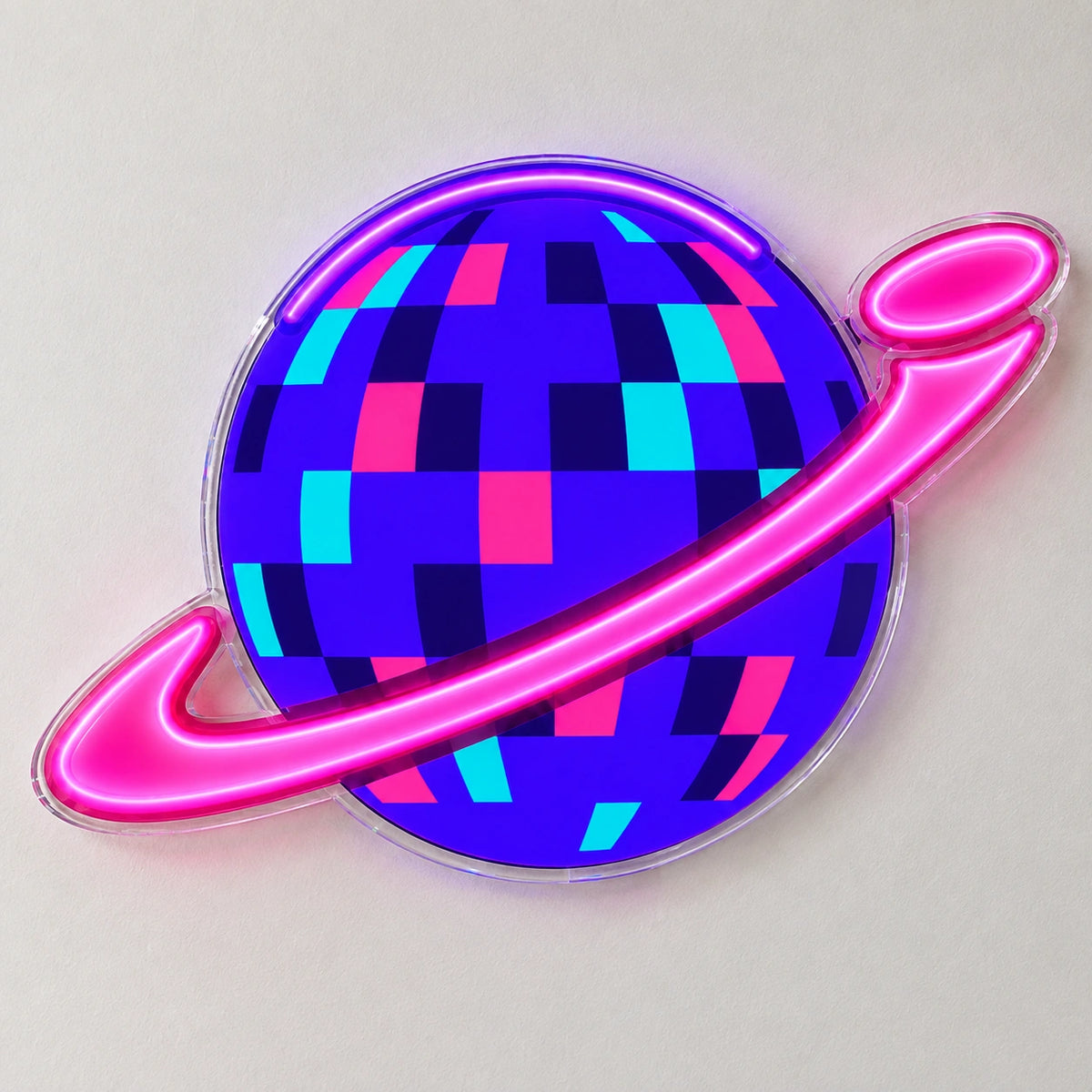 Planet Swoosh Logo Custom LED Neon Sign | 97ce63cae2d08c1e2c1f4f0cd8c2ac1f0af84bc12baf6a10b464e4c437ccd53f | natural_light