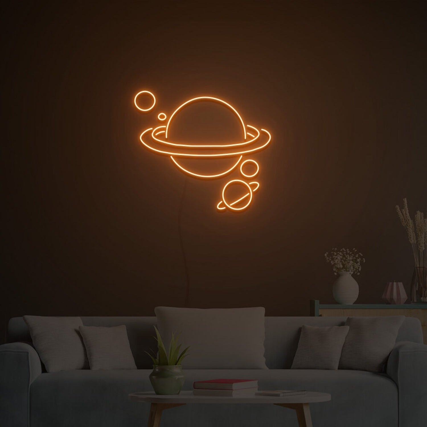 Planets Led Neon Sign Neon Light Signs Custom For Home Party | Shineneon