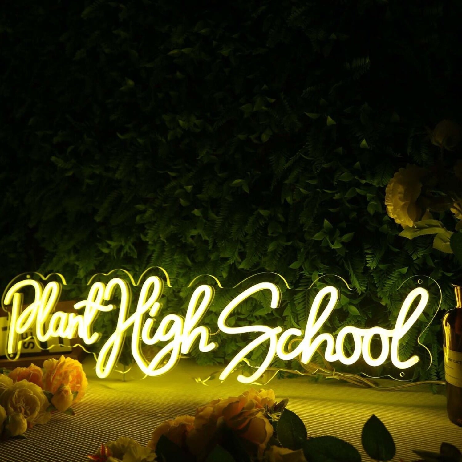 Plant High School Yellow Led Neon Sign - Shineneon