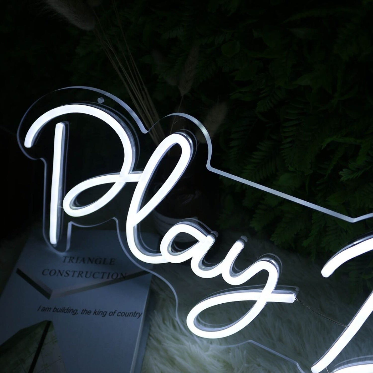 Play B Sharp White Led Neon Sign | Shineneon