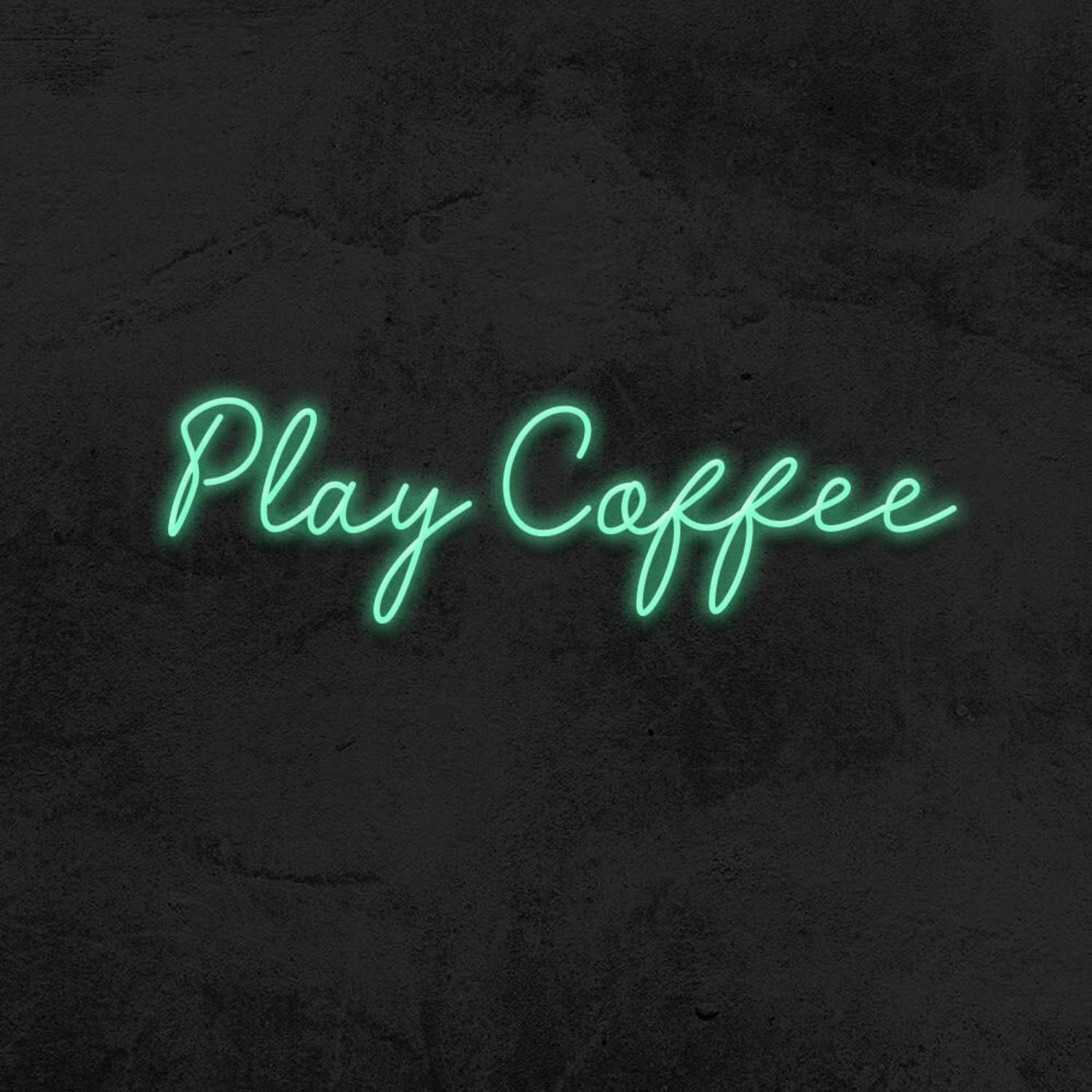 Play Coffee Led Neon Sign | Shineneon