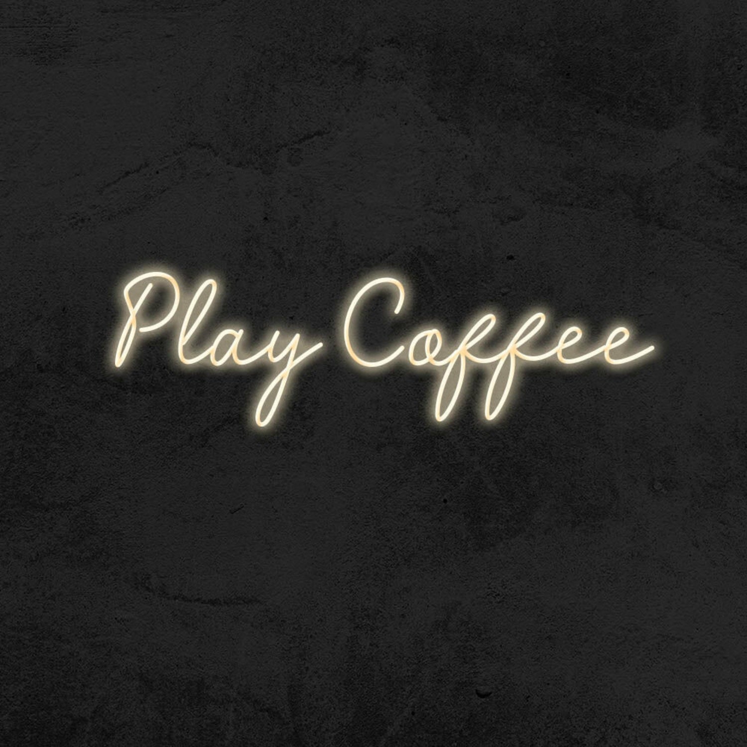 Play Coffee Led Neon Sign | Shineneon