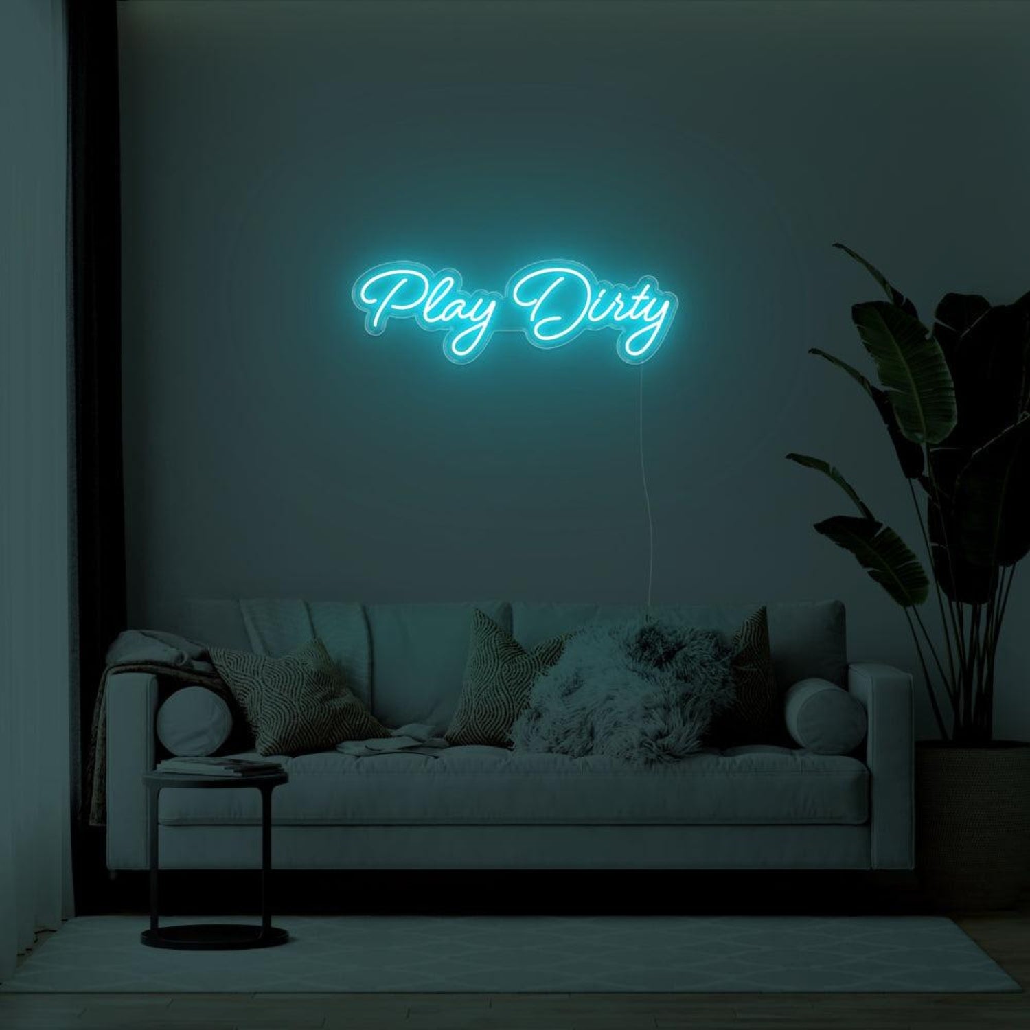 Play Dirty Warm Glow Led Neon Sign For Indoor Wall Decor | Shineneon