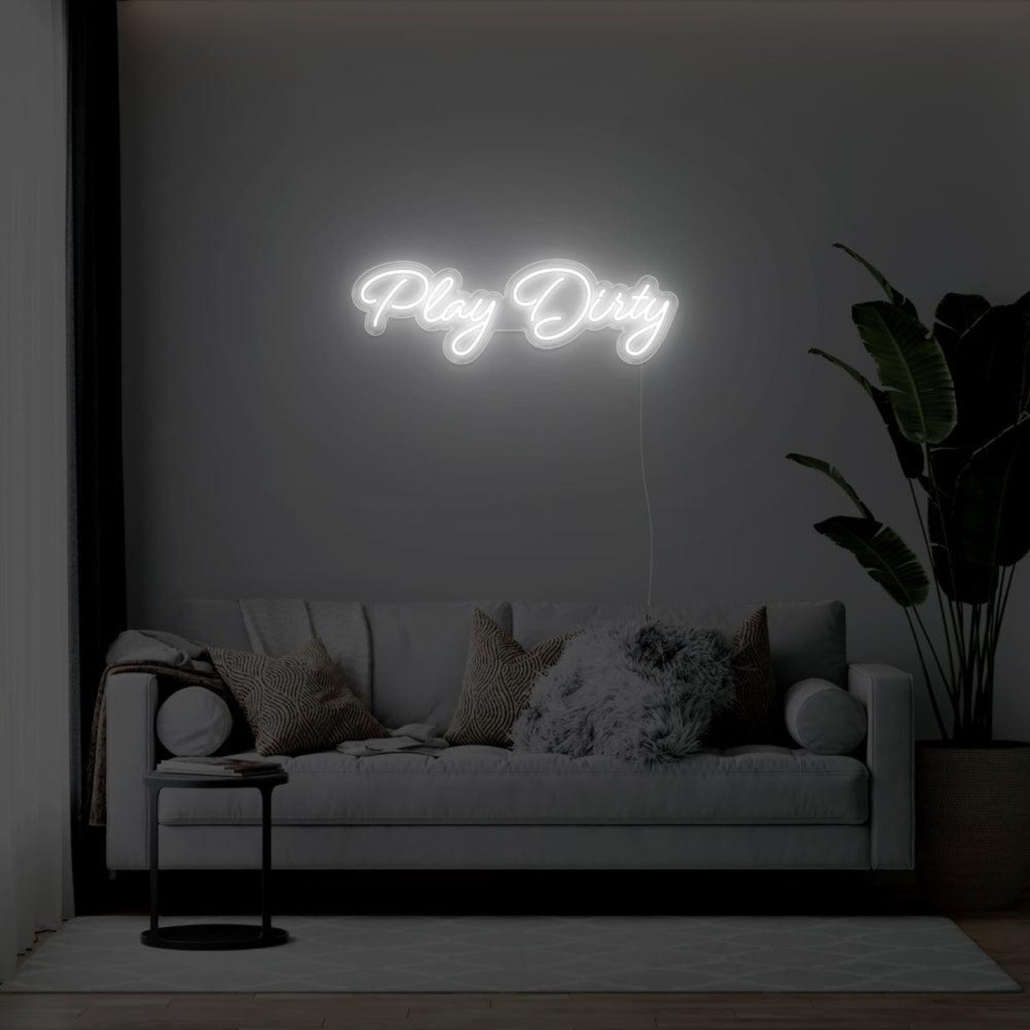 Play Dirty Warm Glow Led Neon Sign For Indoor Wall Decor | Shineneon