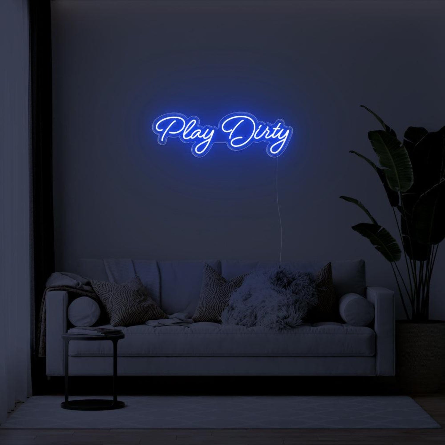 Play Dirty Warm Glow Led Neon Sign For Indoor Wall Decor | Shineneon
