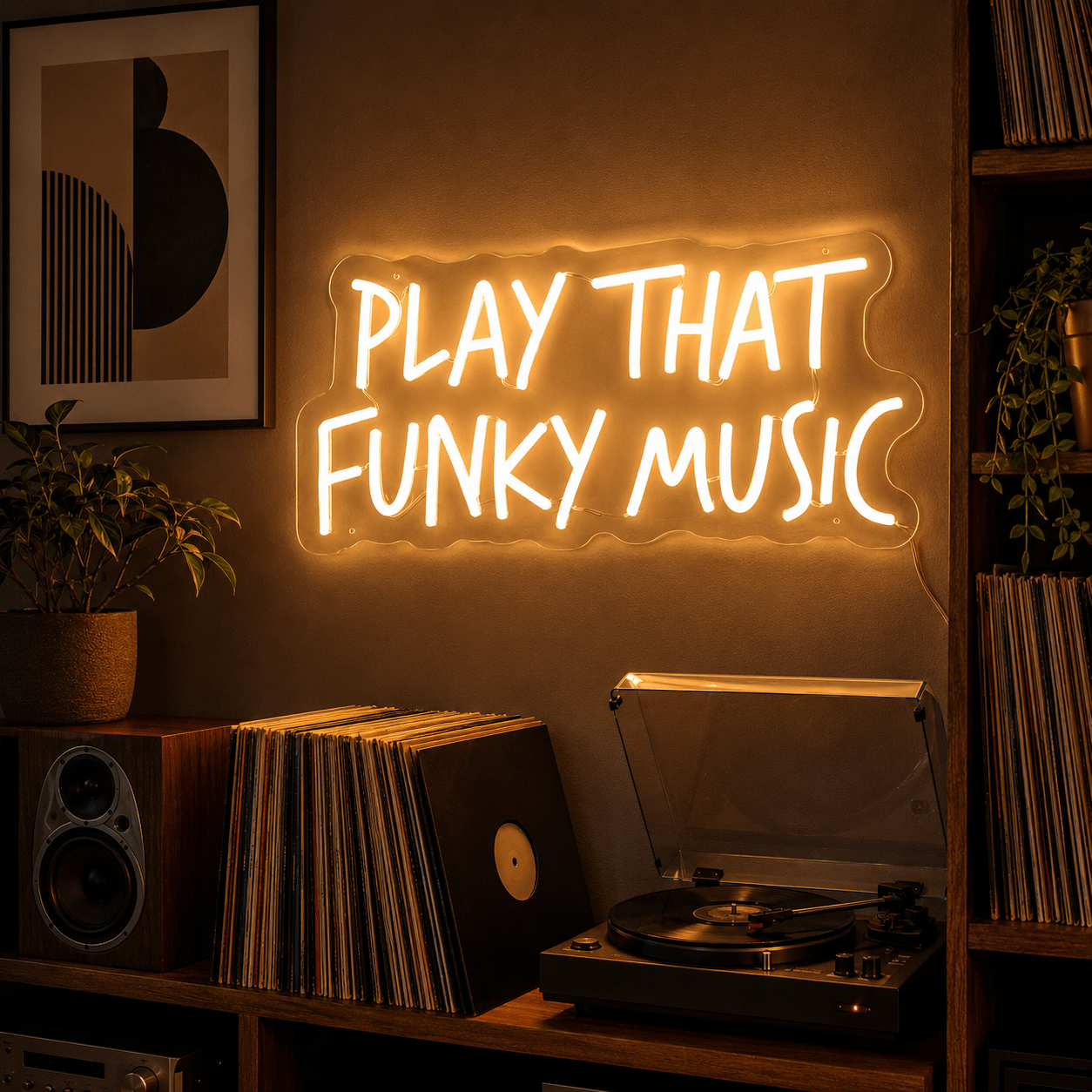 Play That Funky Music LED Neon Sign - Shineneon