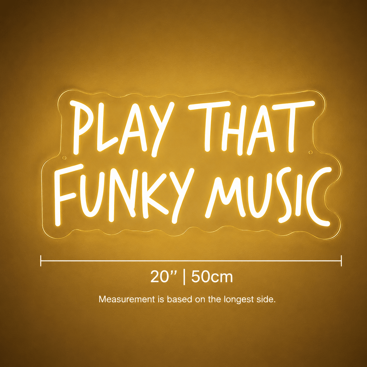 Play That Funky Music Room Decor LED Neon Sign - Shineneon