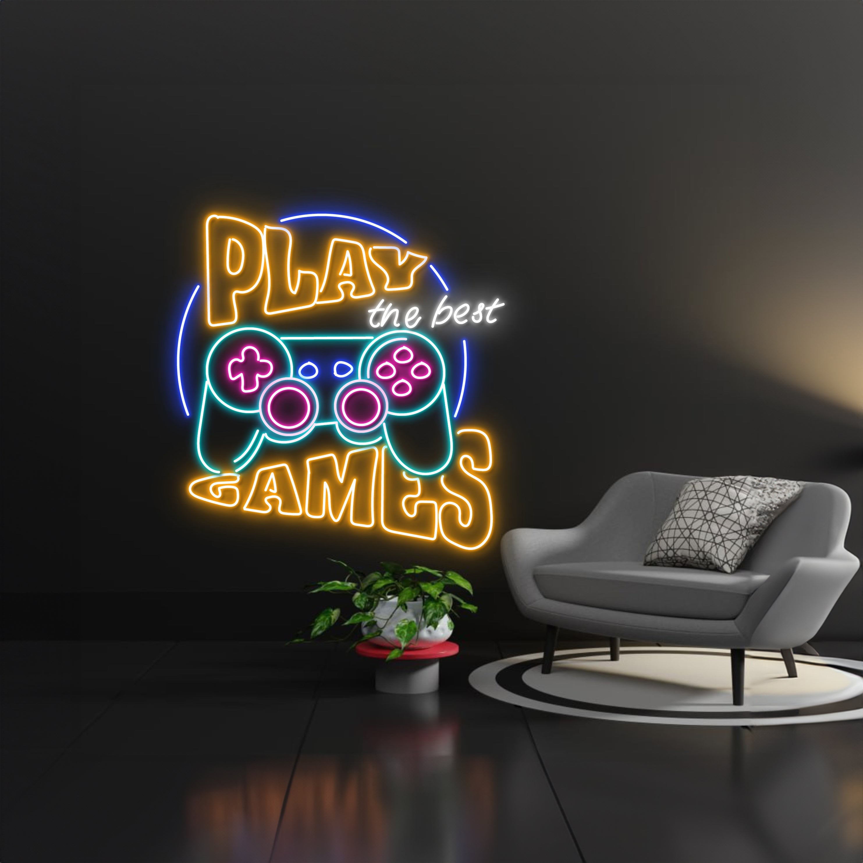 Play The Best Games Led Sign | Shineneon