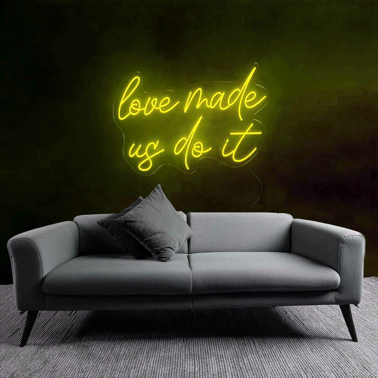 Playful Love Made Us Do It Neon Sign | Shineneon