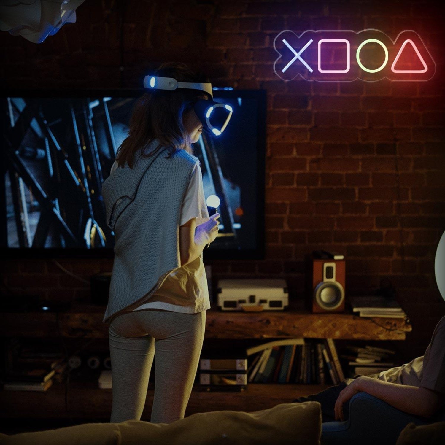 Playstation Multicolor Game Buttons Led Neon Sign For Gaming Room Decor | Shineneon