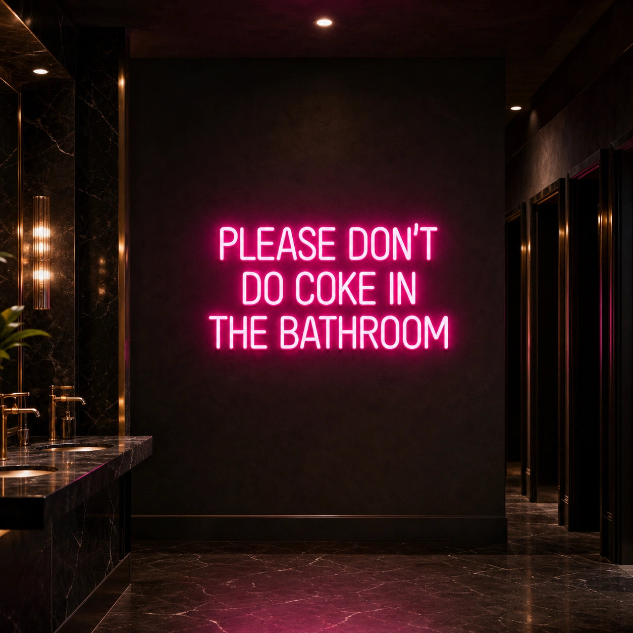 Please Don T Do Coke LED Neon Sign Garage Man Cave Neon Sign high-converting product image