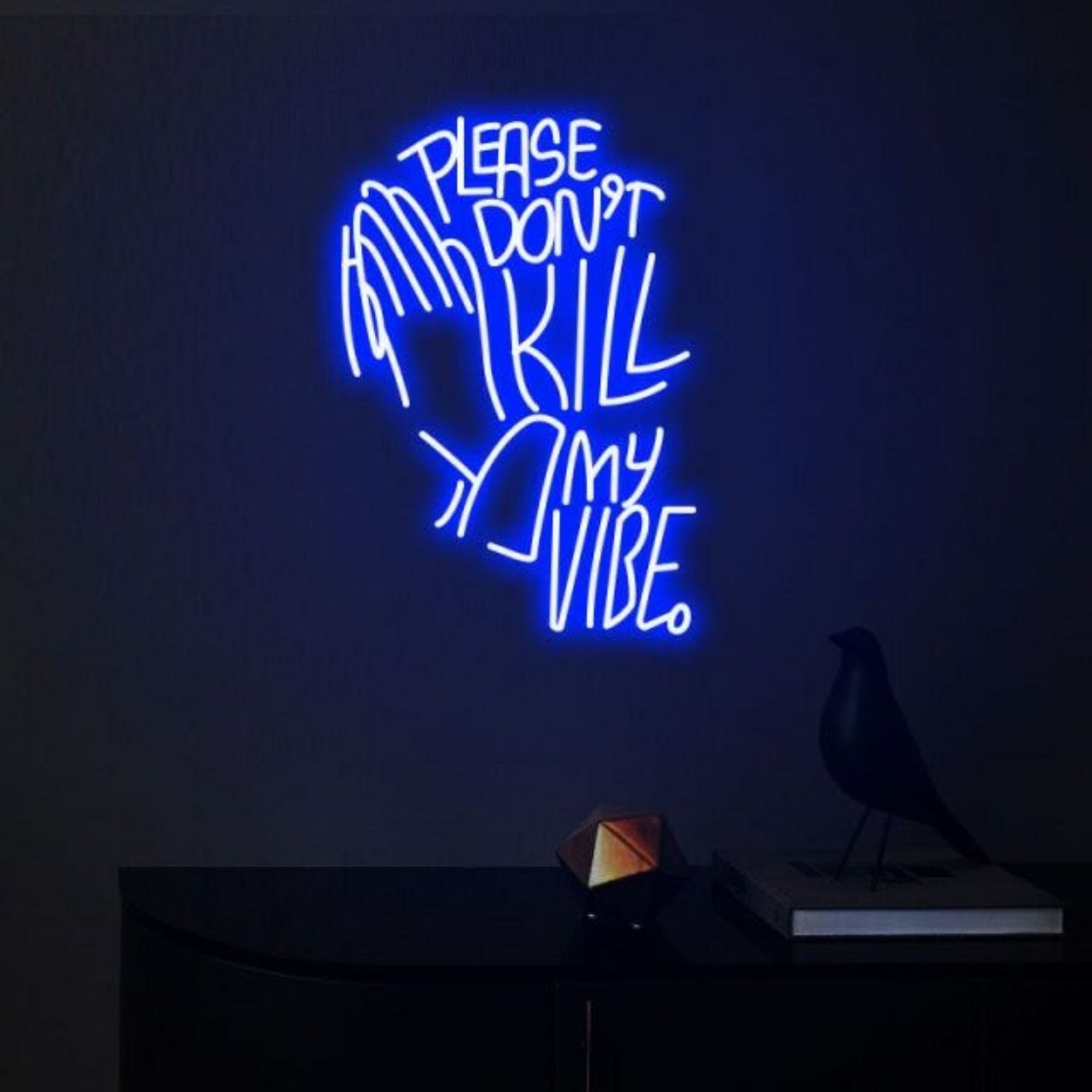 Please Dont Kill My Vibe Party Upbeat Neon For Fun Gatherings | Shineneon