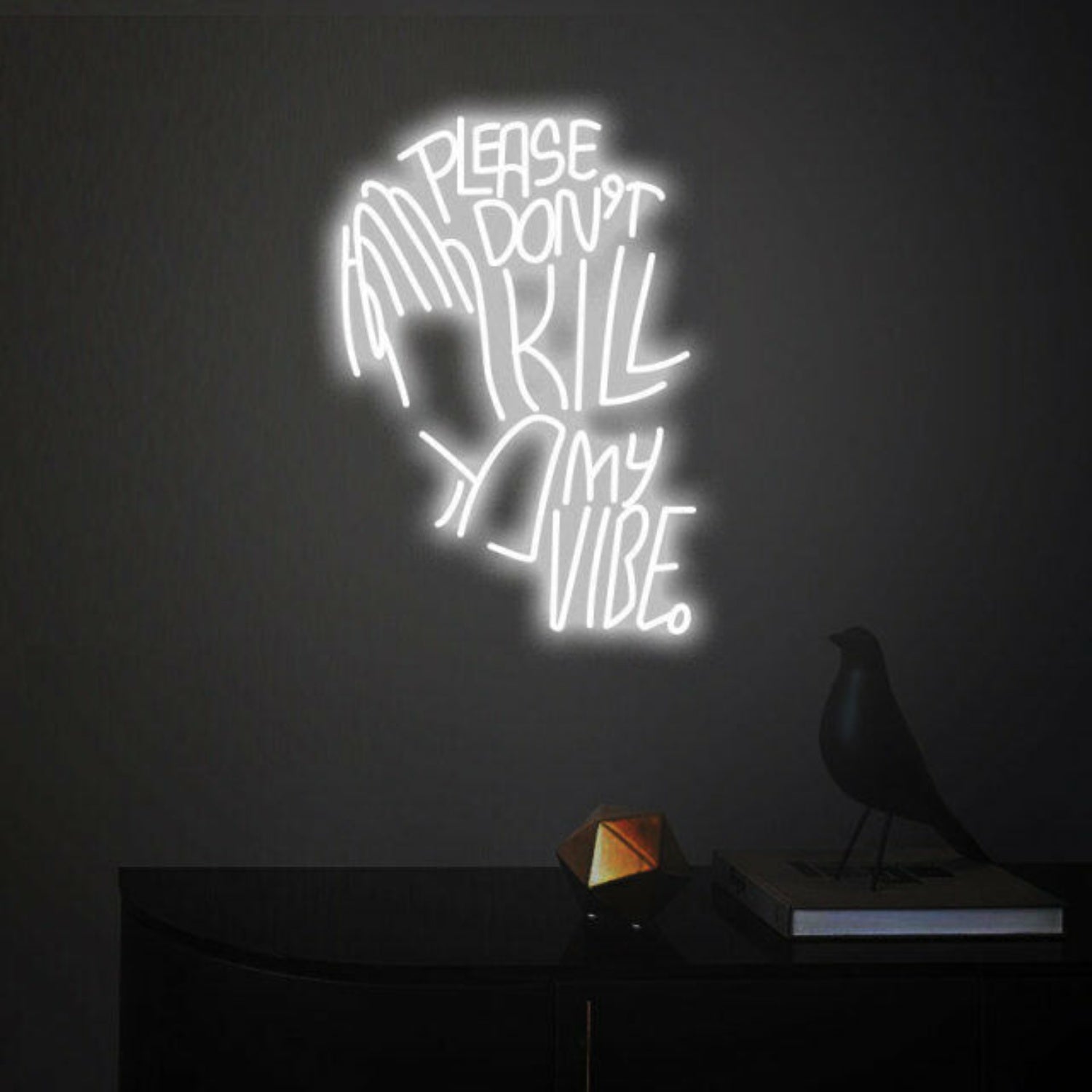 Please Dont Kill My Vibe Party Upbeat Neon For Fun Gatherings | Shineneon