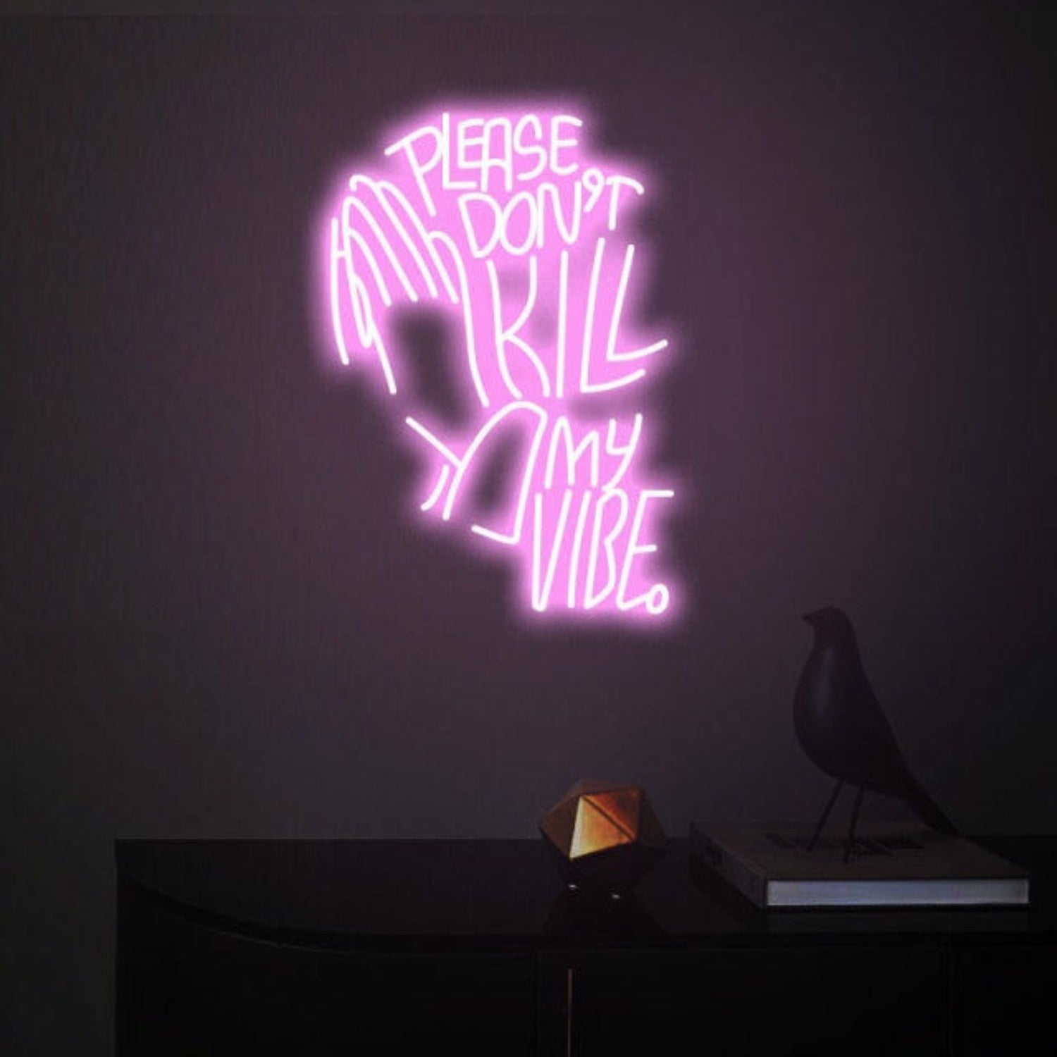 Please Dont Kill My Vibe Party Upbeat Neon For Fun Gatherings | Shineneon