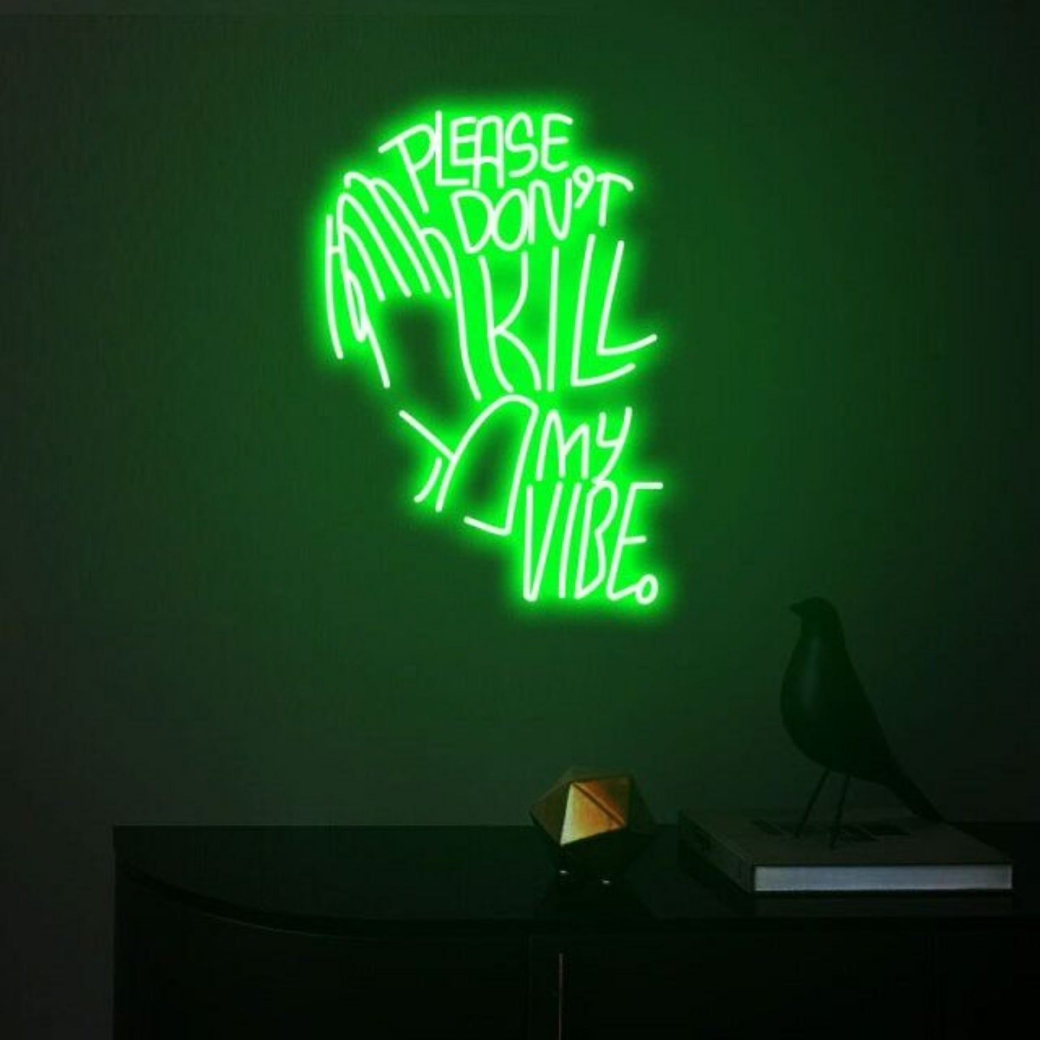 Please Dont Kill My Vibe Party Upbeat Neon For Fun Gatherings | Shineneon